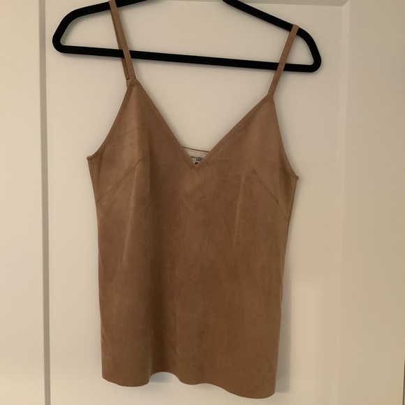 Wilfred Tops - Wilfred faux suede tank top